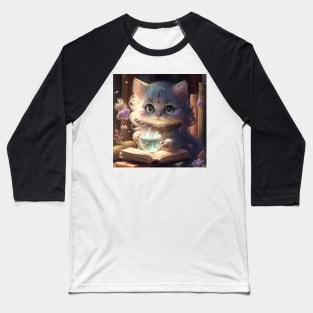 Charming Princess Kitten Baseball T-Shirt